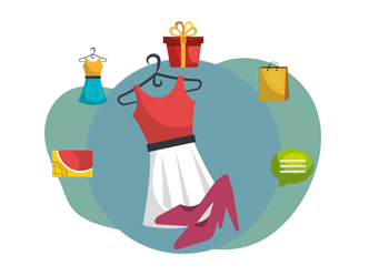 Clothing and trend visuals for modern fashion and apparel brands