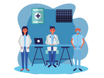 Patient care and health visuals for clinics and medical practices
