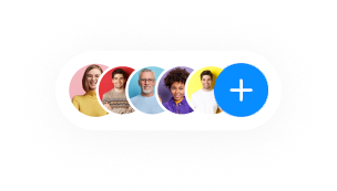 Team collaboration and service expansion icon